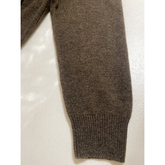 Jos A Bank Executive Collection Sweater Men Size XL Brown Lambs Wool Pullover - Picture 5 of 7